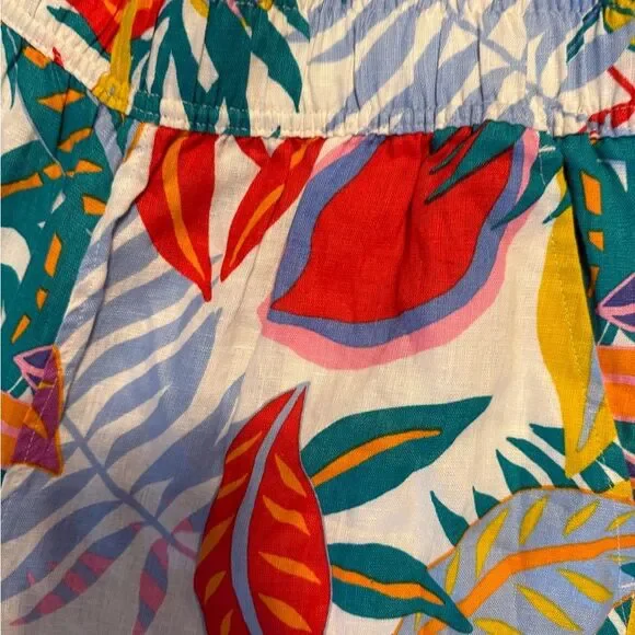 CC California 100% Linen Tropical Wide Leg Pants Women’s Medium - Picture 5 of 5